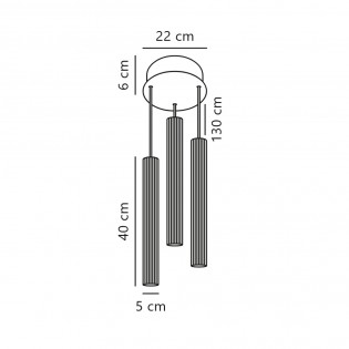 Pendant Lamp Vico (3 lights)