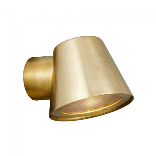 Outdoor wall lamp Aleria Brass