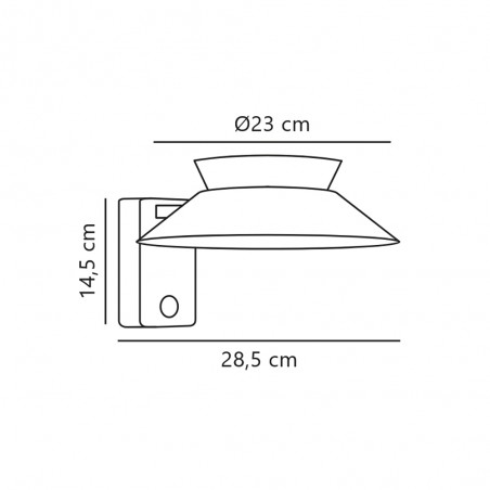 Aplique de exterior LED Justina Solar (5W)