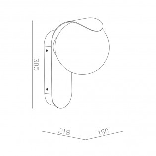 Outdoor wall lamp Dalius