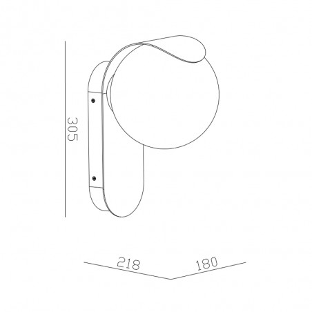 Outdoor wall lamp Dalius
