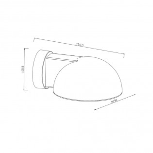 Outdoor wall lamp Clarso