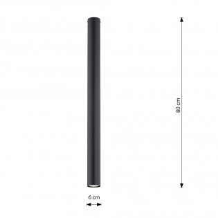 Surface spotlight Oscar Black XXL