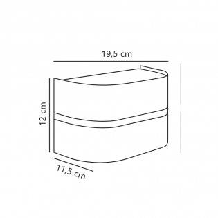 Outdoor wall lamp Sibelis