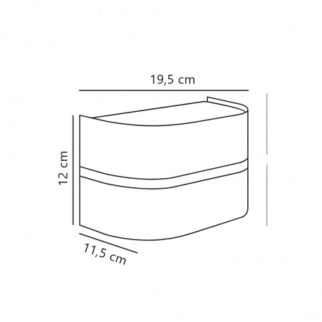 Outdoor wall lamp Sibelis