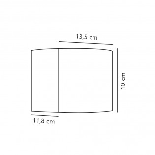 Outdoor LED wall lamp Milda (4.9W)