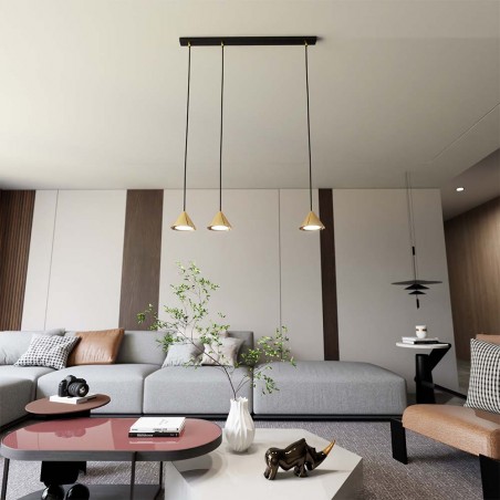 Ceiling lamp Lout Gold (3 lights)