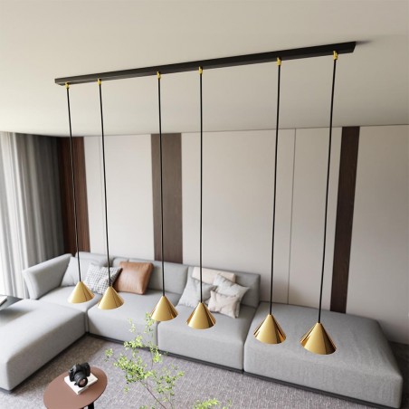 Ceiling lamp Lout Gold (6 lights)