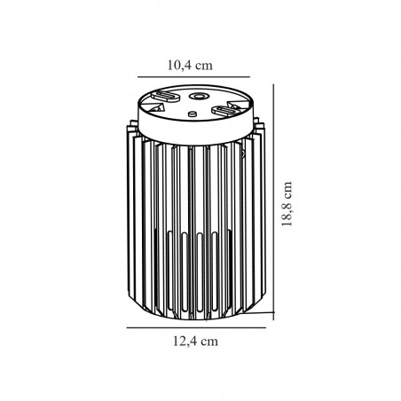 Outdoor Ceiling Flush Light Aludra Seaside