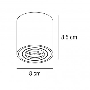 Downlight para muebles Sabonis