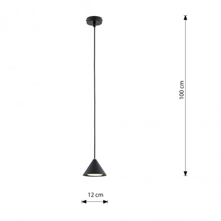 Ceiling lamp Lout Black