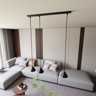 Ceiling lamp Lout Black (3 lights)