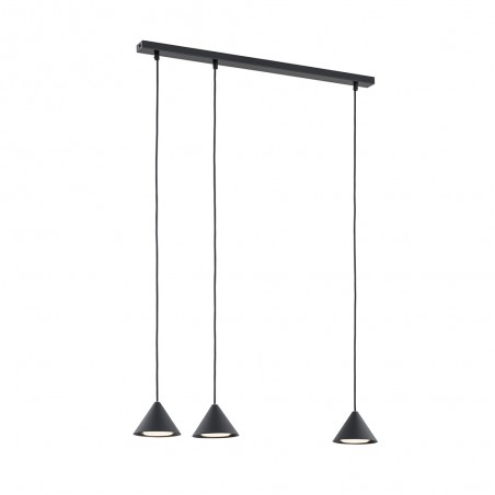 Ceiling lamp Lout Black (3 lights)