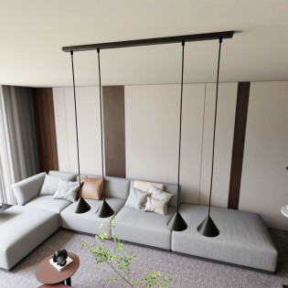 Ceiling lamp Lout Black (4 lights)