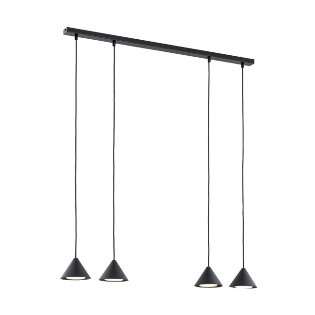Ceiling lamp Lout Black (4 lights)