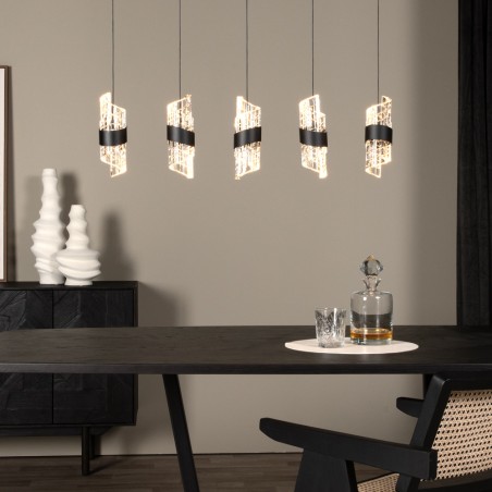 Regleta colgante LED Kligande (5x7,8W)