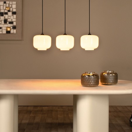 Ceiling Track Lamp Medine Opal (3 lights)