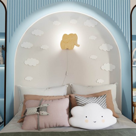 Wall lamp children's Elephant