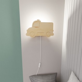 Aplique de pared infantil Policia