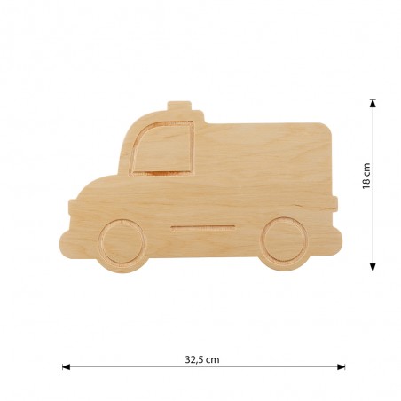 Aplique de pared infantil Policia