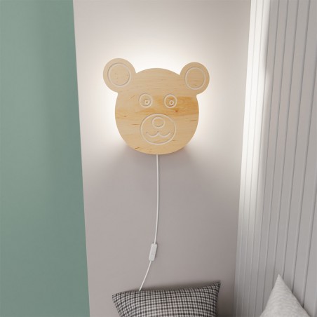 Aplique de pared infantil Osito