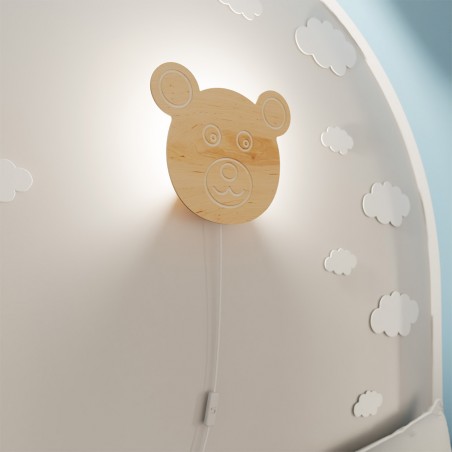Aplique de pared infantil Osito