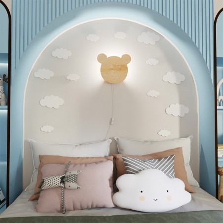 Aplique de pared infantil Osito