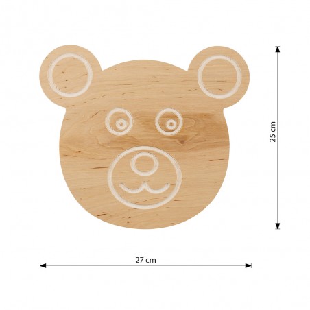 Aplique de pared infantil Osito