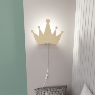 Aplique de pared infantil Corona