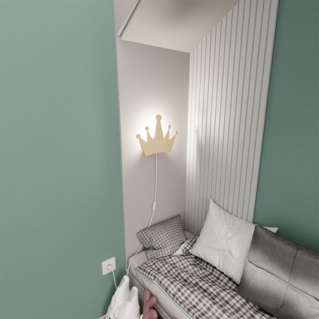 Aplique de pared infantil Corona