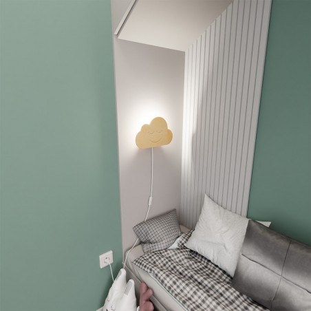 Aplique de pared infantil Nube