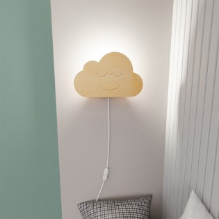 Aplique de pared infantil Nube