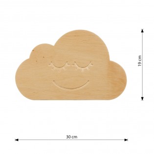 Aplique de pared infantil Nube