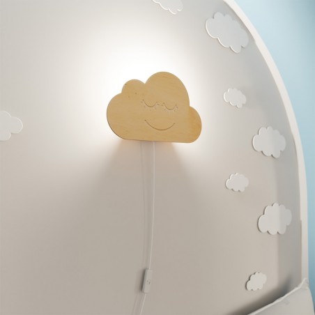 Aplique de pared infantil Nube