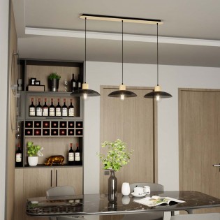 Ceiling lamp Briana Black (3 lights)
