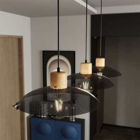 Ceiling lamp Briana Black (3 lights)