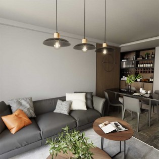 Ceiling lamp Briana Black (3 lights)