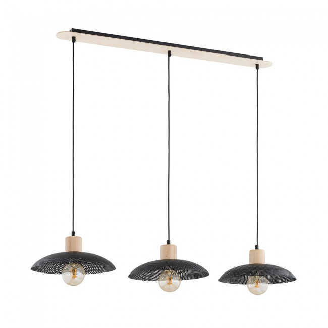 Ceiling lamp Briana Black (3 lights)