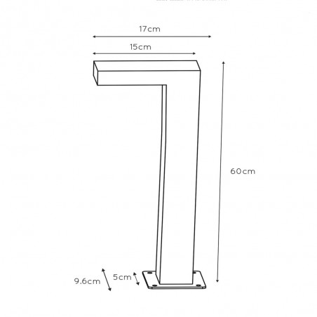 Outdoor LED Bollard Lamp Texas II (7W)