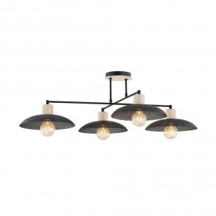 Ceiling lamp Briana Black (4 lights)