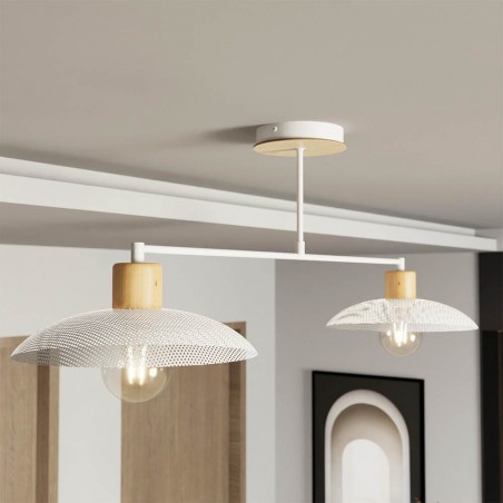 Lámpara de techo Briana Blanco (2 luces)