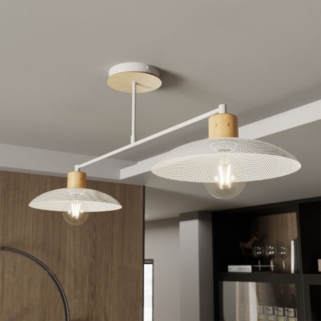 Lámpara de techo Briana Blanco (2 luces)