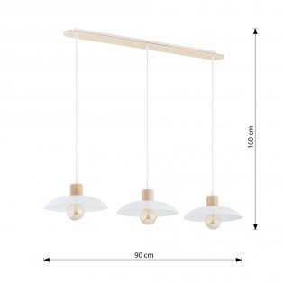 Lámpara de techo Briana Blanco (3 luces)