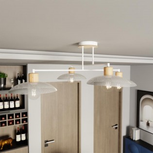 Ceiling lamp Briana White (4 lights)