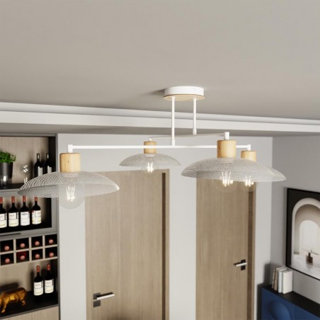 Ceiling lamp Briana White (4 lights)
