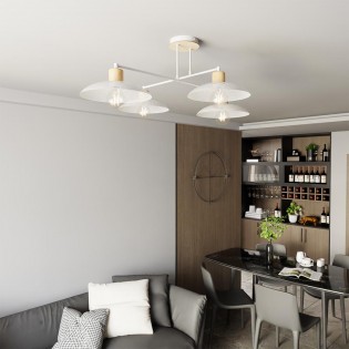 Ceiling lamp Briana White (4 lights)