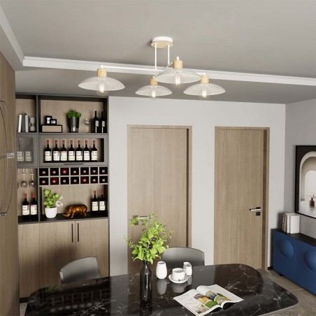 Ceiling lamp Briana White (4 lights)