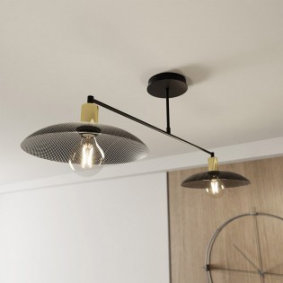 Ceiling lamp Cima Black (2 lights)