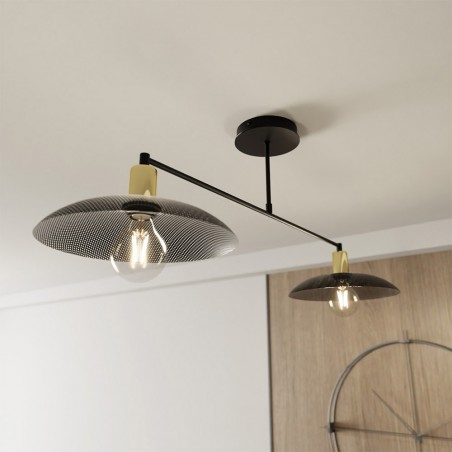 Ceiling lamp Cima Black (2 lights)
