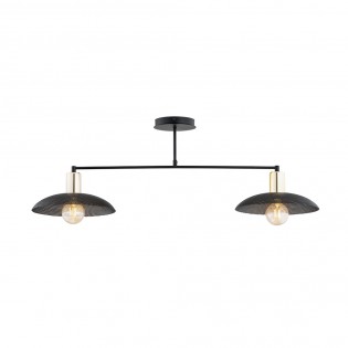 Ceiling lamp Cima Black (2 lights)